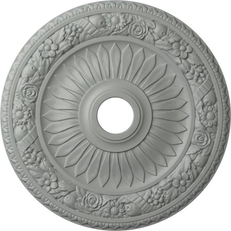 EKENA MILLWORK Bellona Ceiling Medallion (Fits Canopies up to 3 5/8"), 23 5/8"OD x 3 5/8"ID x 1 1/8"P CM23BE